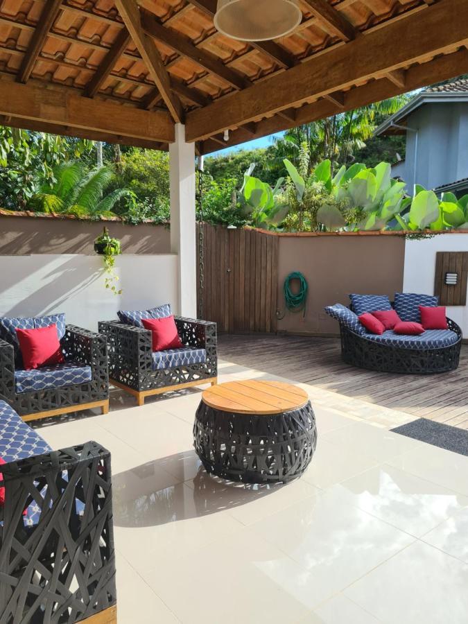 Linda Casa Em Ubatuba Condominio Fechado المظهر الخارجي الصورة